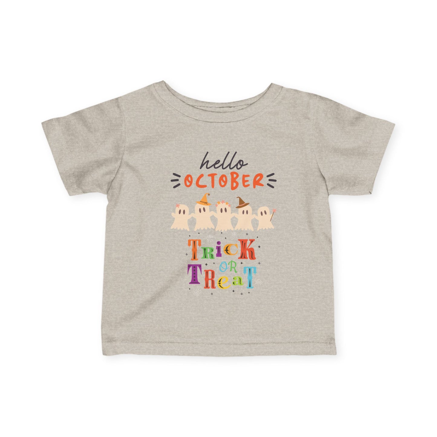 Baby Spooky Rainbow Trick-or-Treat Top Tee