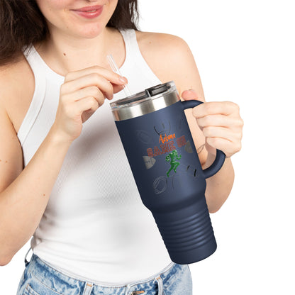 Game On  Football Season Sporty Insulated Travel Mug, 40oz