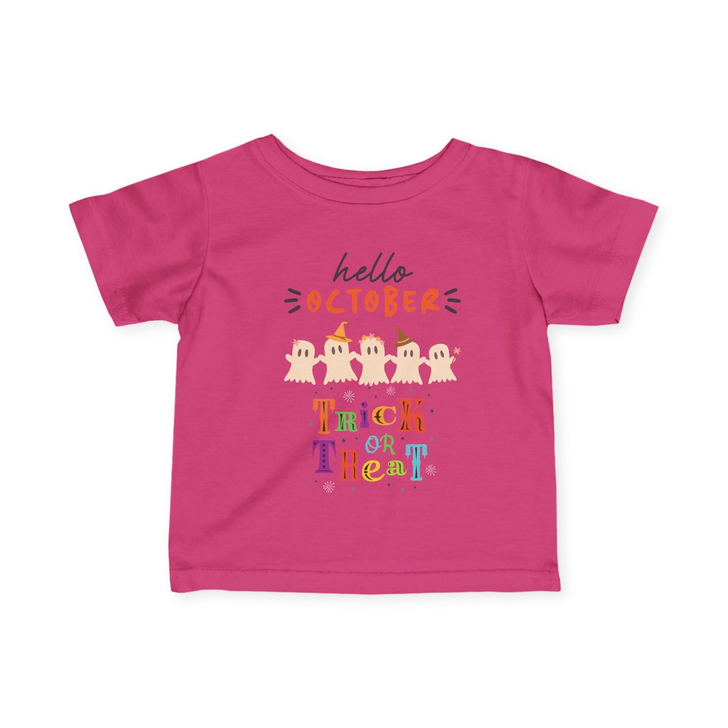 Baby Spooky Rainbow Trick-or-Treat Top Tee