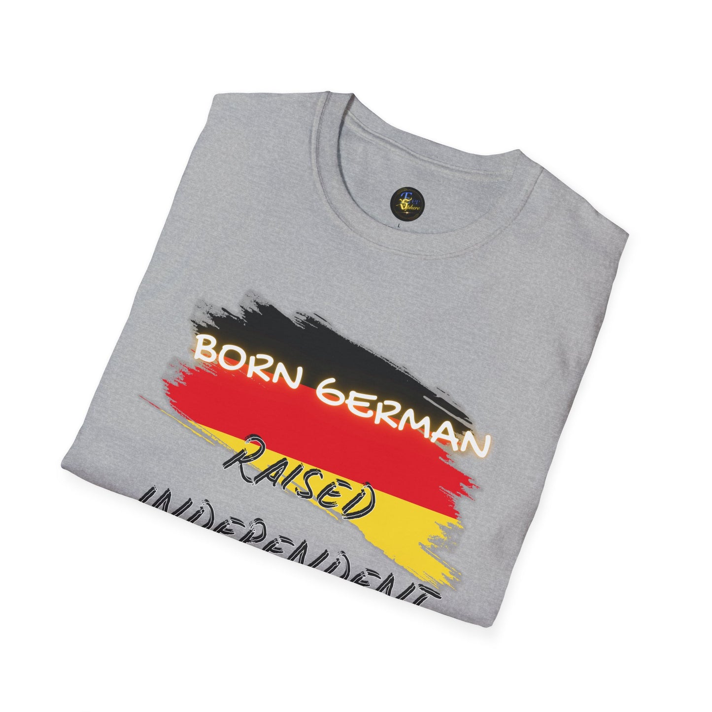 PERSONALIZE Born German Unisex Cotton T-Shirt - Independent Spirit Tee