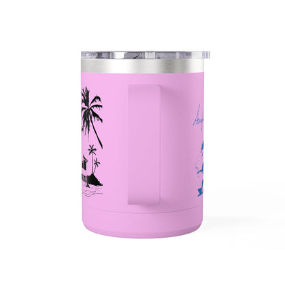 Surfing  Girl Mug Tumbler, 15oz