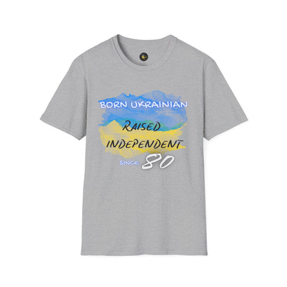 PERSONALIZE Born Ukrainian Unisex Cotton T-Shirt - Independent Spirit Tee