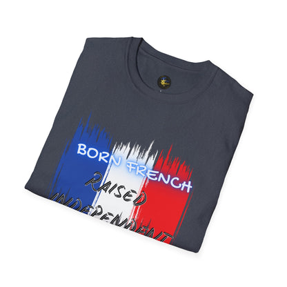 PERSONALIZE Born French Unisex Cotton T-Shirt - Independent Spirit Tee