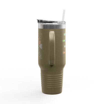 Game On  Football Season Sporty Insulated Travel Mug, 40oz