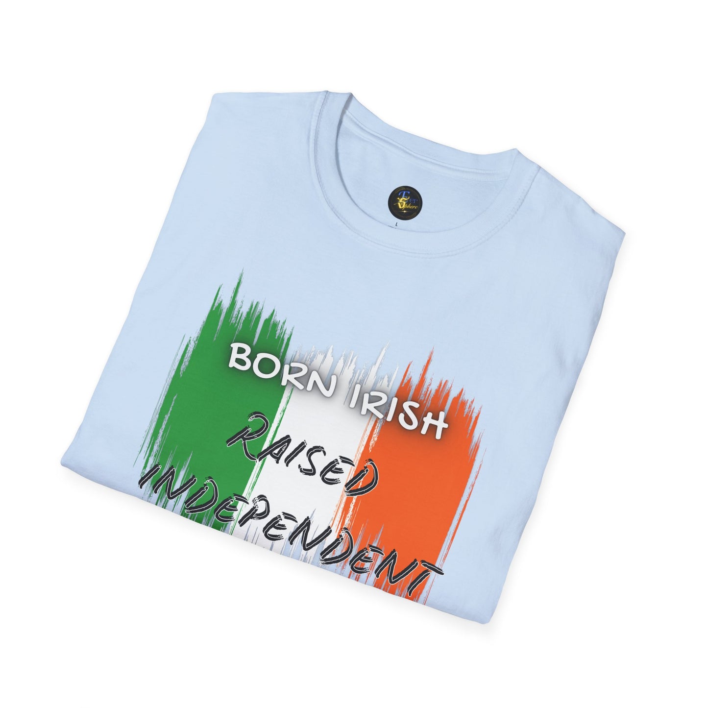 PERSONALIZE Born Irish Unisex Cotton T-Shirt - Independent Spirit Tee