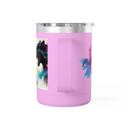 Ukrainian Wild Spirit Girl Mug Tumbler, 15oz