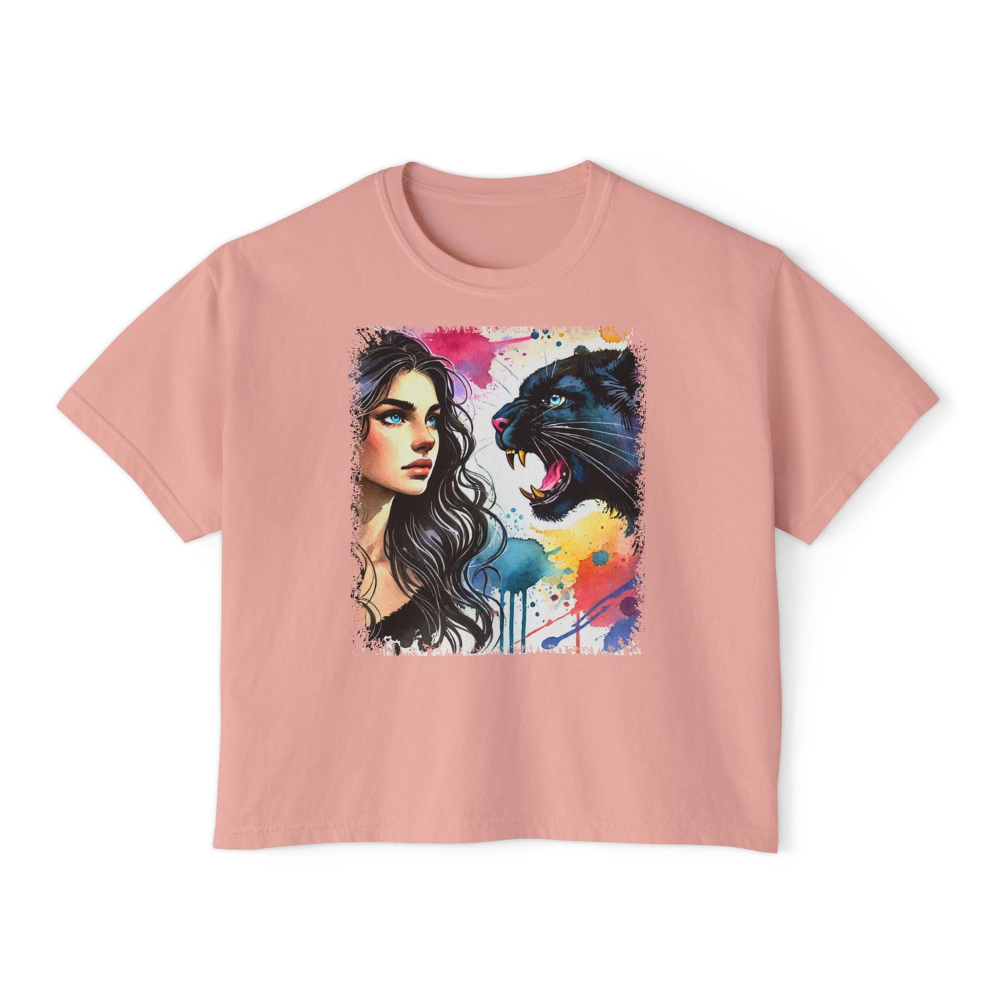 PERSONALIZE Still as the Huntress - Oversized Boxy Fit Graphic T-shirt