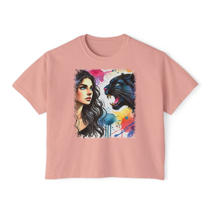 PERSONALIZE Still as the Huntress - Oversized Boxy Fit Graphic T-shirt