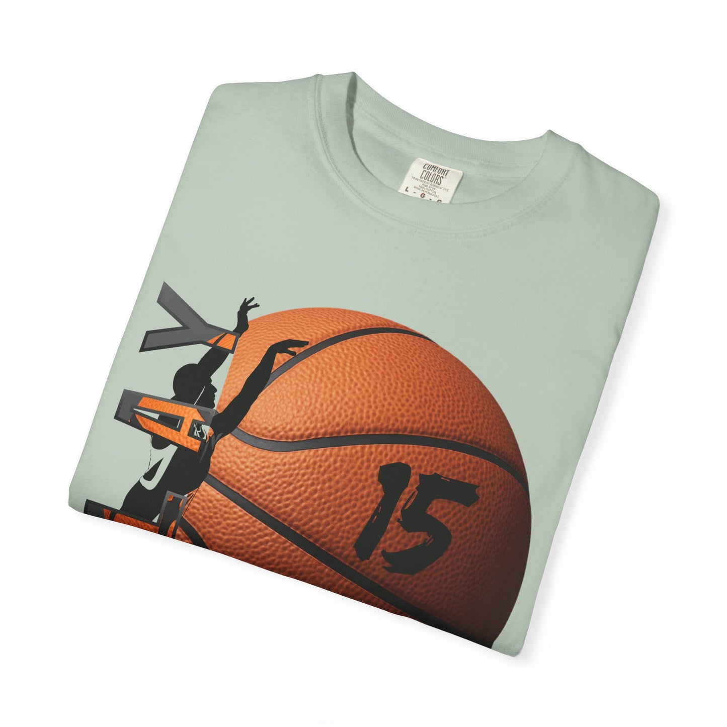 PERSONALIZE Unisex Basketball Garment-Dyed T-shirt Always in Play Mode