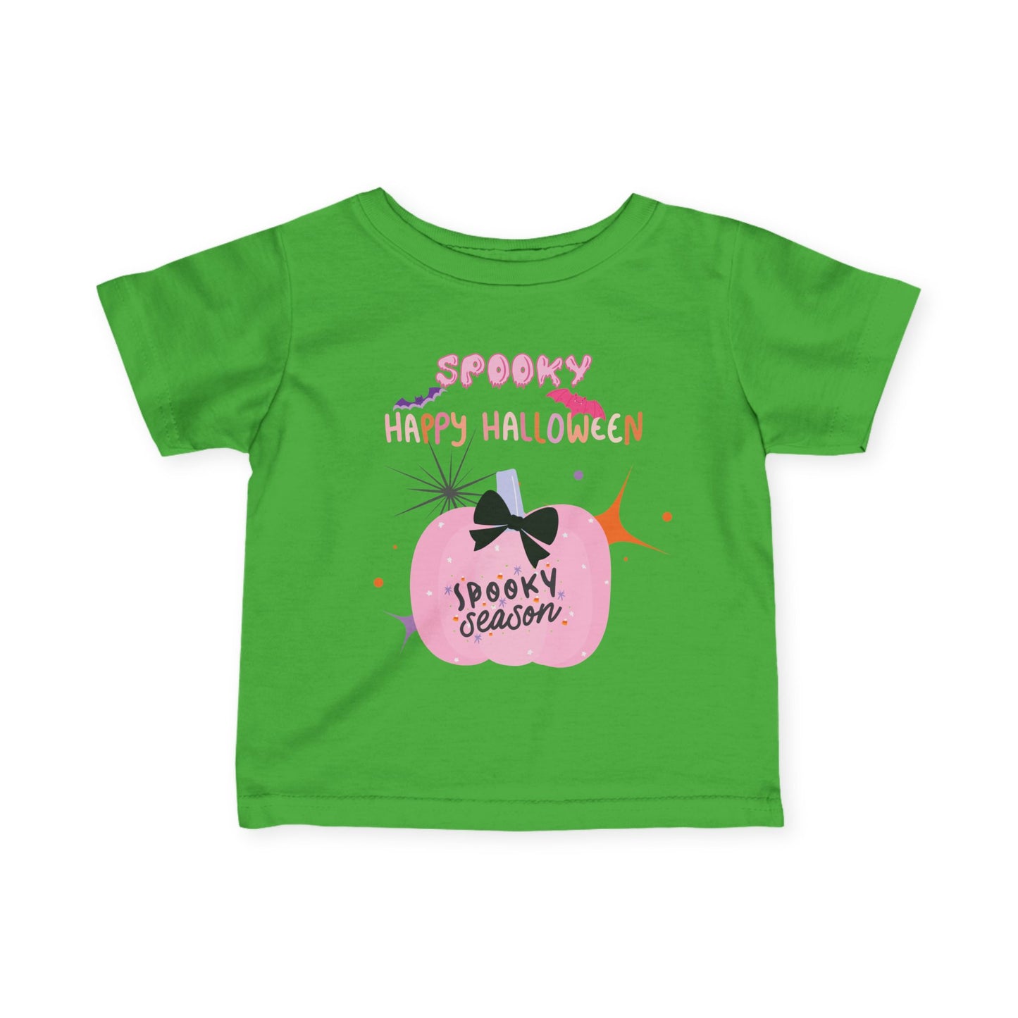 Baby Pretty in Pink Spooky Season Tee