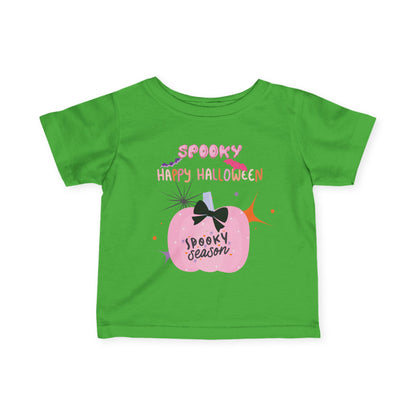 Baby Pretty in Pink Spooky Season Tee