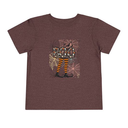 Toddler Boo Crew Witch Feet Tee