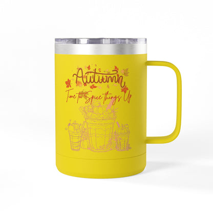 Autumn Coffee Mug Tumbler, 15oz