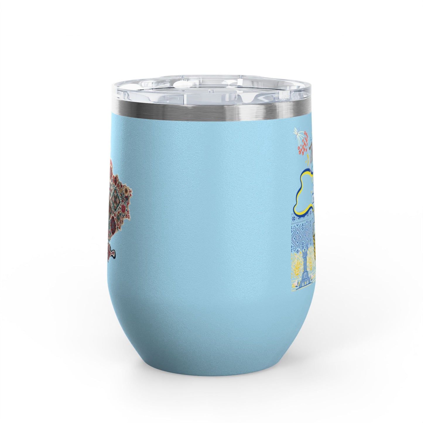 Ukrainian Pride Travel Mug   Size 12oz