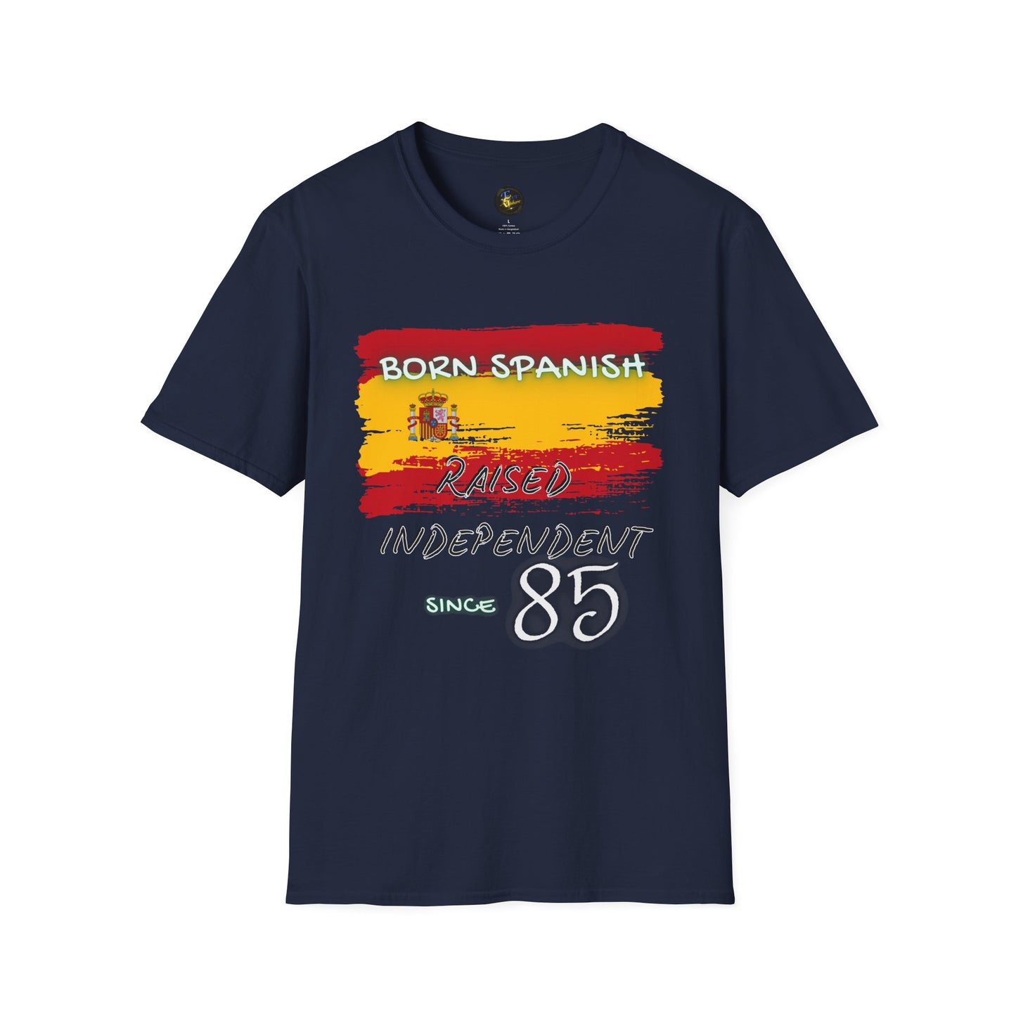 PERSONALIZE Born Spanish Unisex Cotton T-Shirt - Independent Spirit Tee