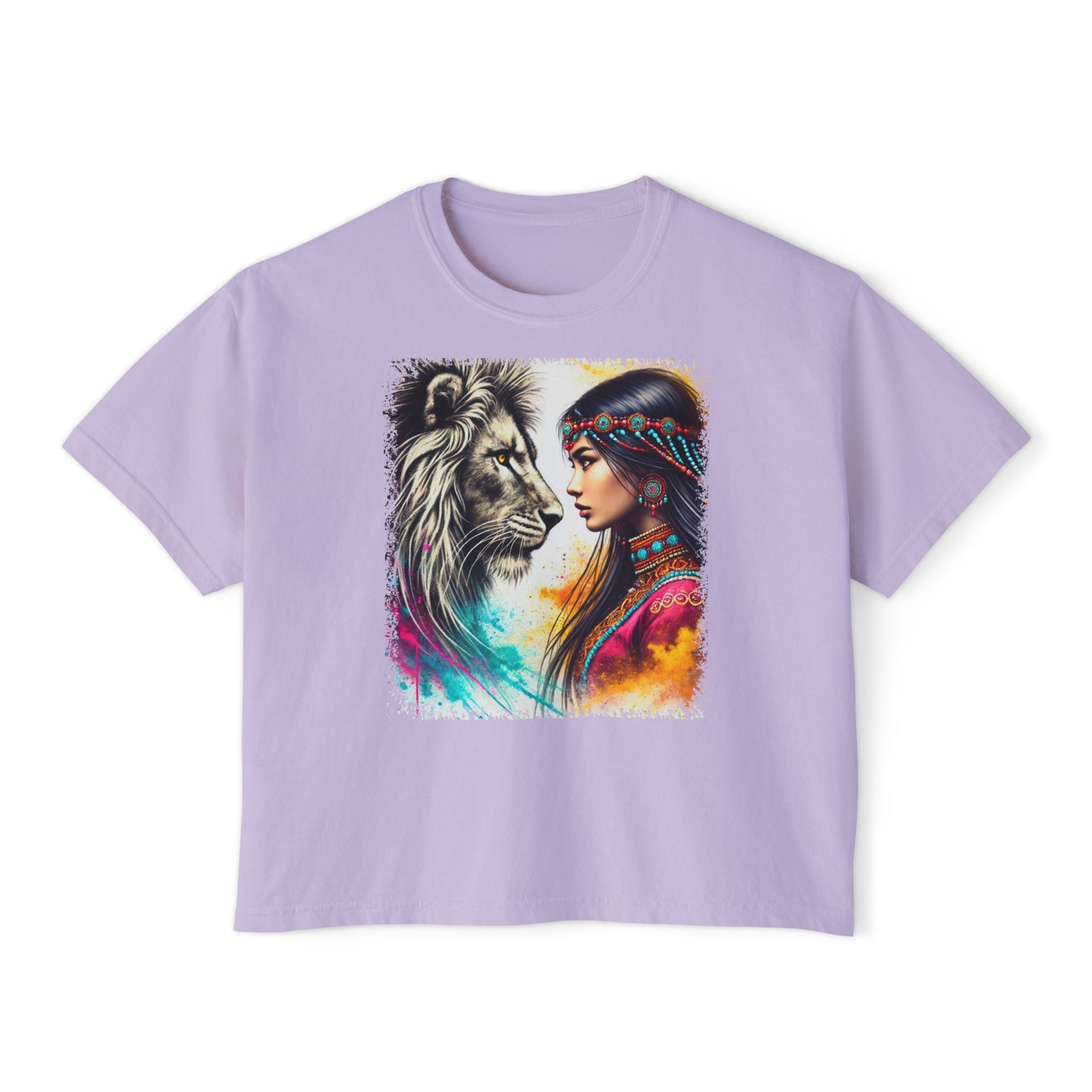 PERSONALIZE Untamed Grace Oversized Boxy Fit Graphic T-shirt