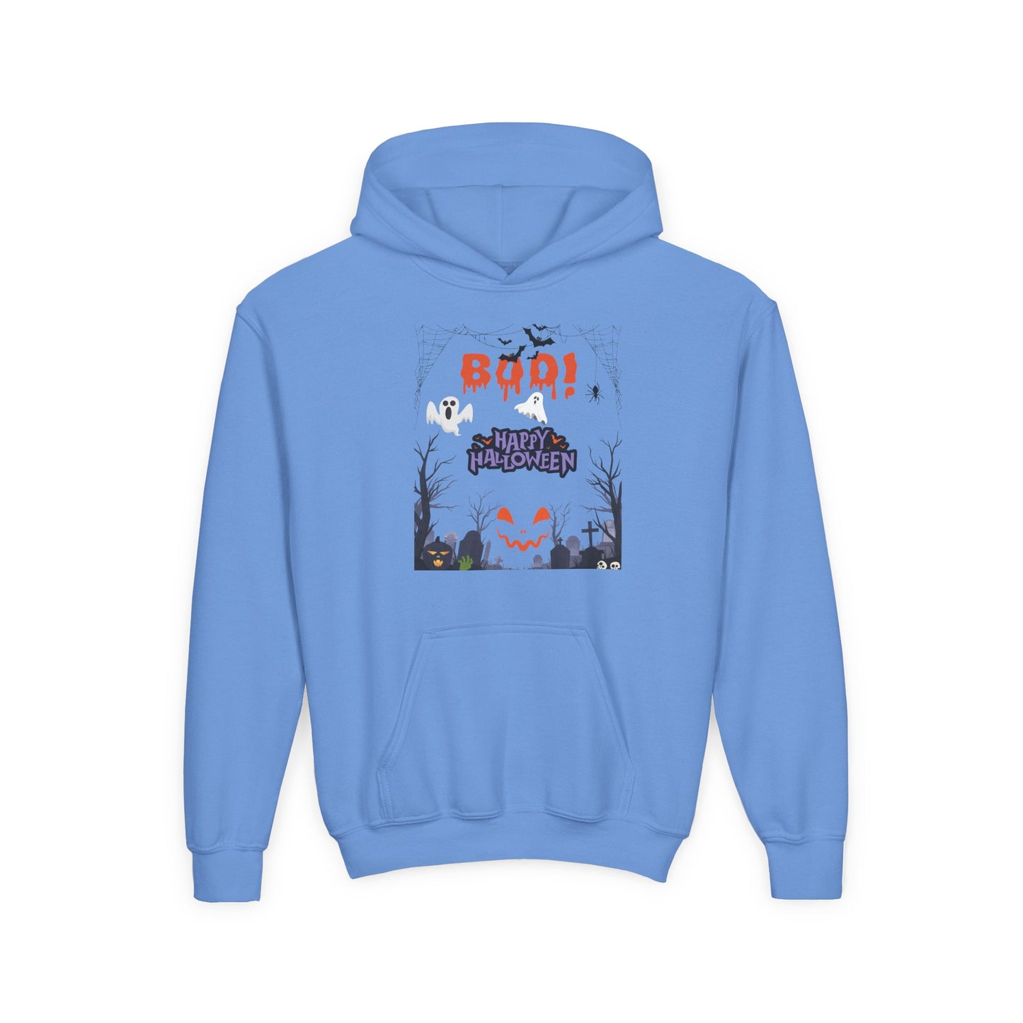 Kids Whispers in the Pumpkin Patch Heavy Blend Cozy Hoodie