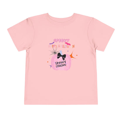 Toddler Pretty in Pink Spooky Season Tee
