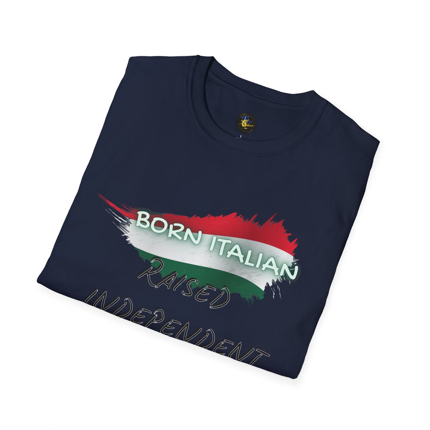 PERSONALIZE Born Italian Cotton T-Shirt - Independent Spirit Tee