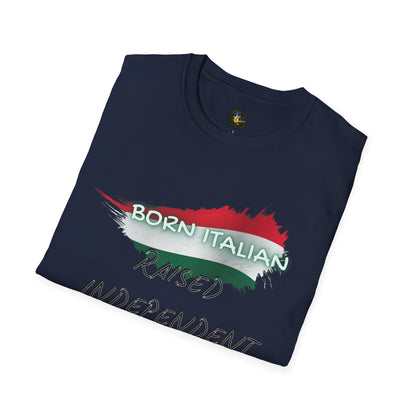 PERSONALIZE Born Italian Cotton T-Shirt - Independent Spirit Tee