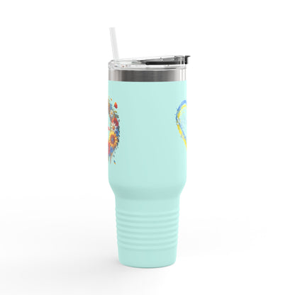 Ukrainian Girl Forever Insulated Travel Mug, 40oz