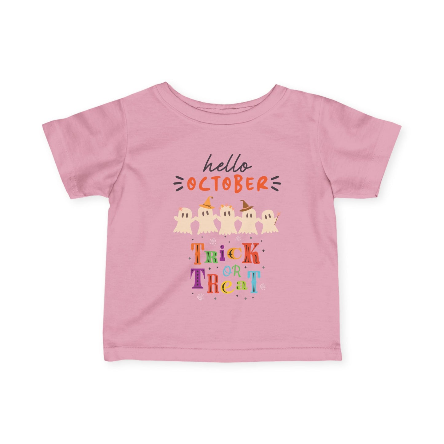 Baby Spooky Rainbow Trick-or-Treat Top Tee