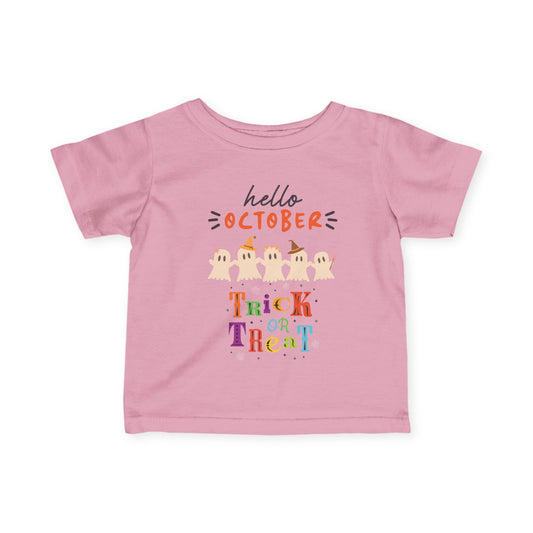Baby Spooky Rainbow Trick-or-Treat Top Tee
