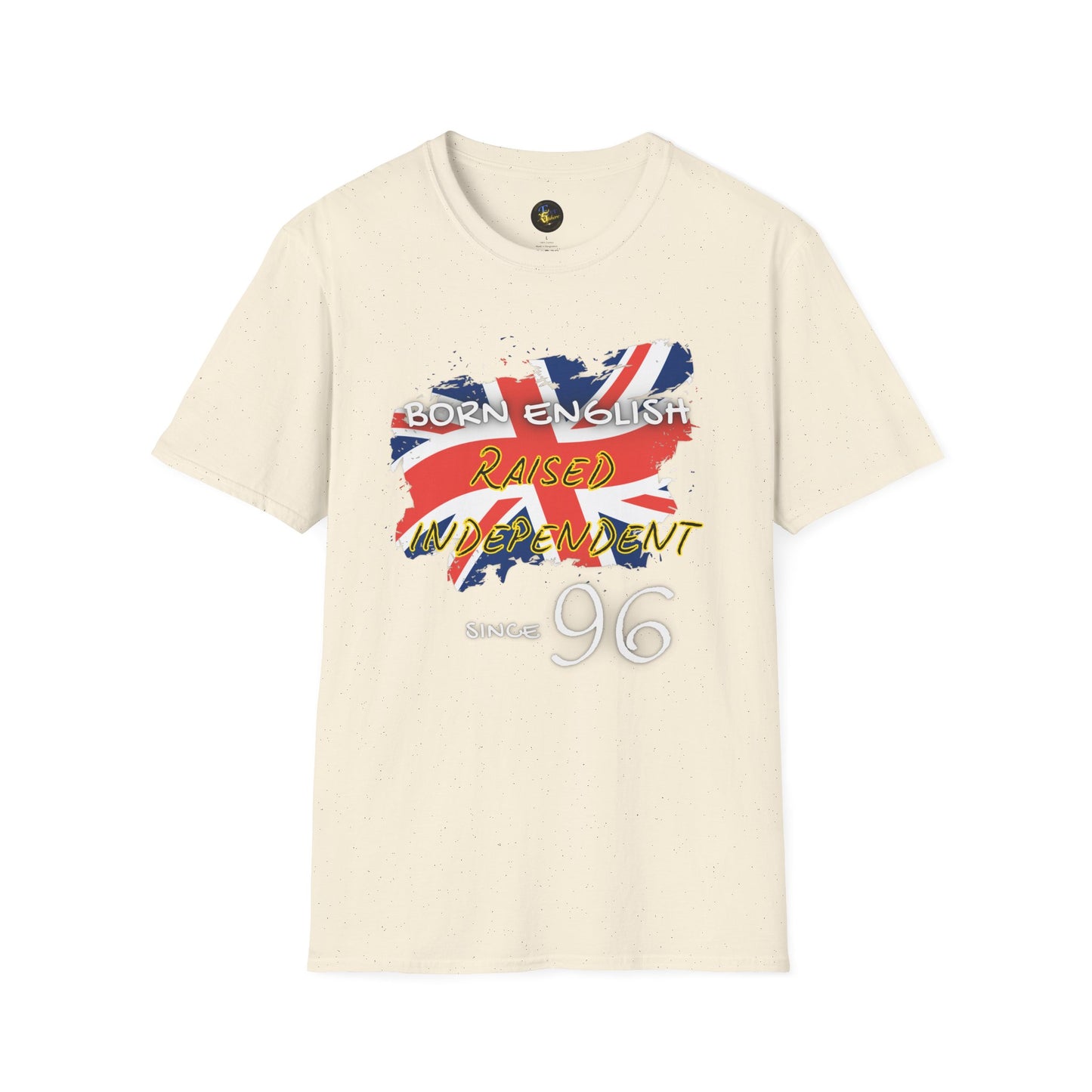 PERSONALIZE Born English Unisex Cotton T-Shirt - Independent Spirit Tee