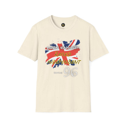 PERSONALIZE Born English Unisex Cotton T-Shirt - Independent Spirit Tee