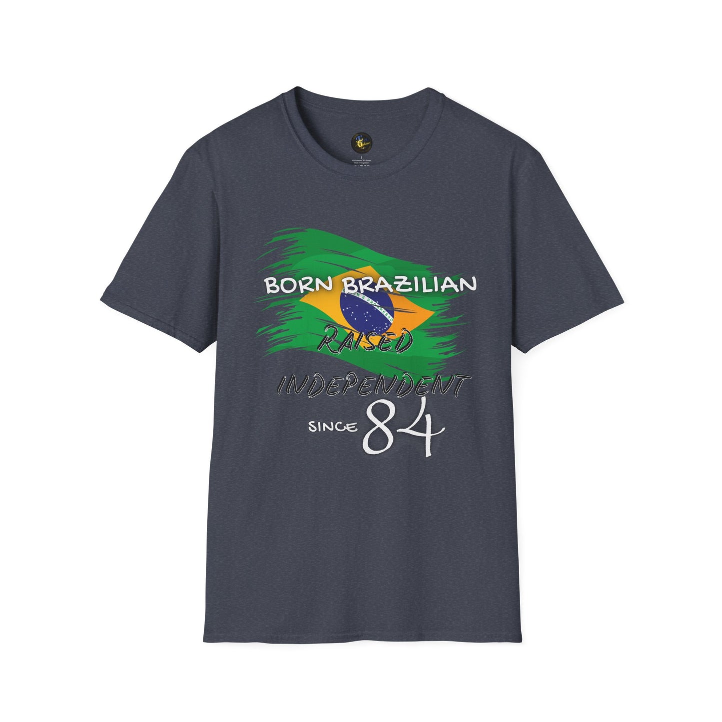 PERSONALIZE Born Brazilian Unisex Cotton T-Shirt - Independent Spirit Tee
