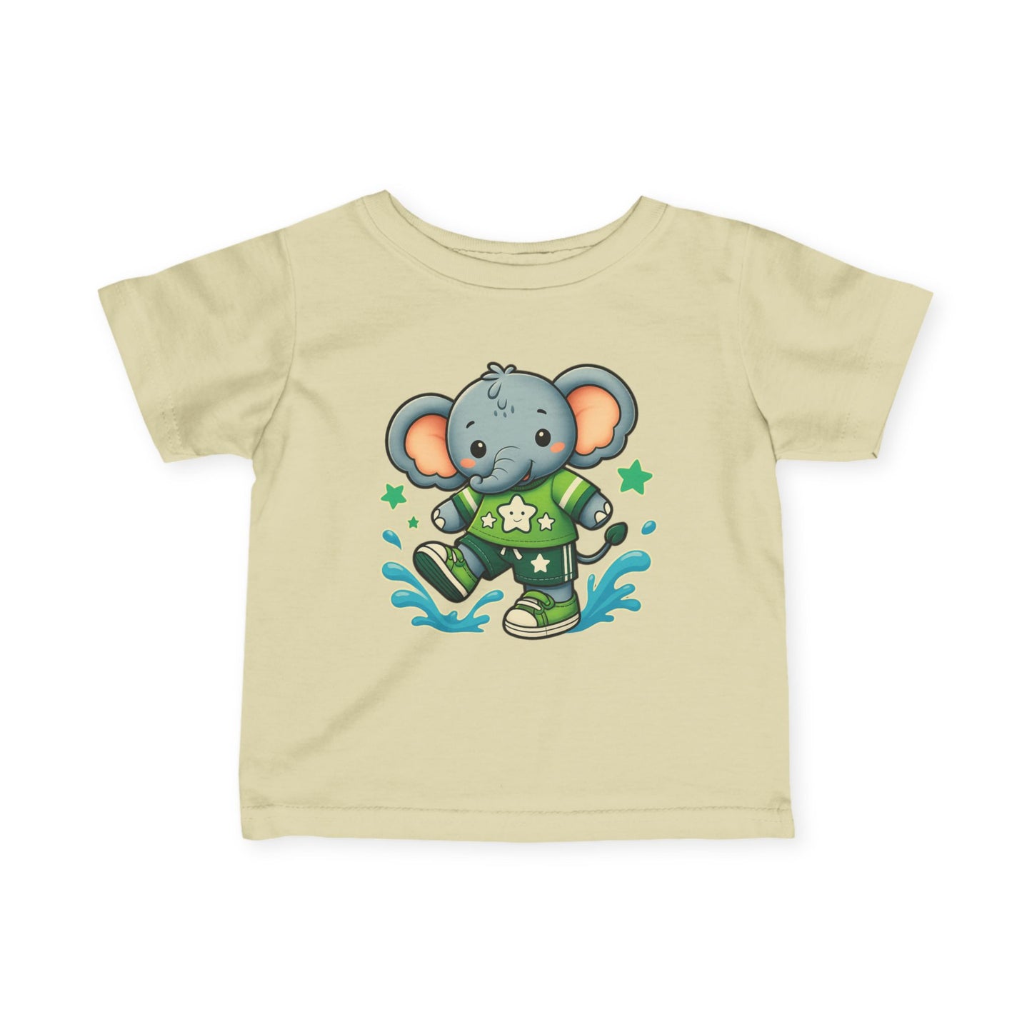 Baby Splash & Dash Elephants Tee