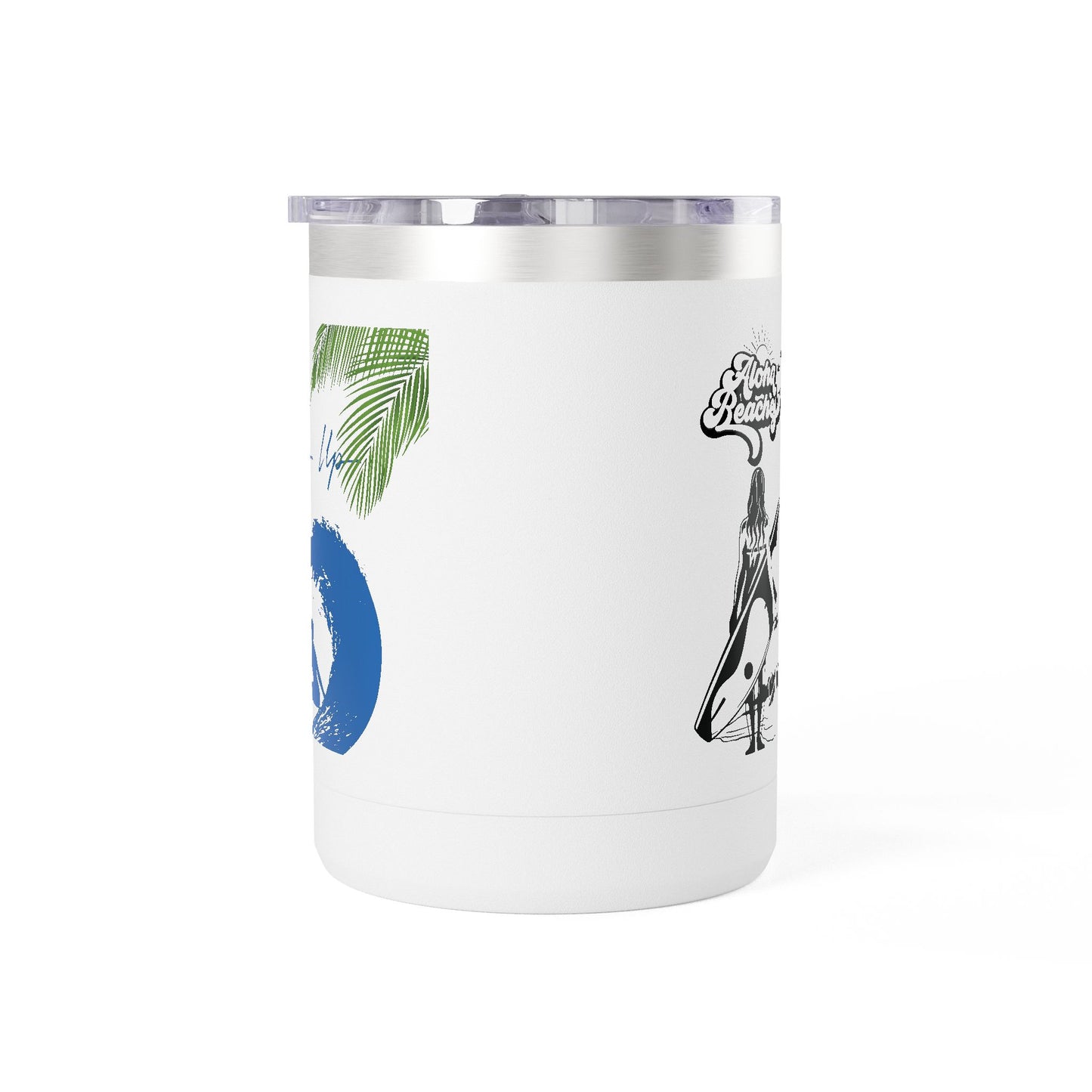 Surfing  Girl Mug Tumbler, 15oz