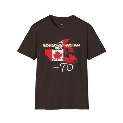 PERSONALIZE Born Canadian Unisex Cotton T-Shirt - Independent Spirit Tee