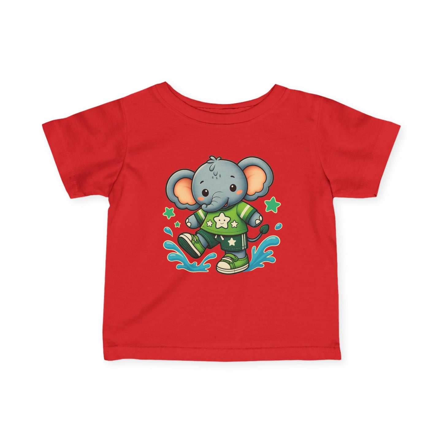 Baby Splash & Dash Elephants Tee