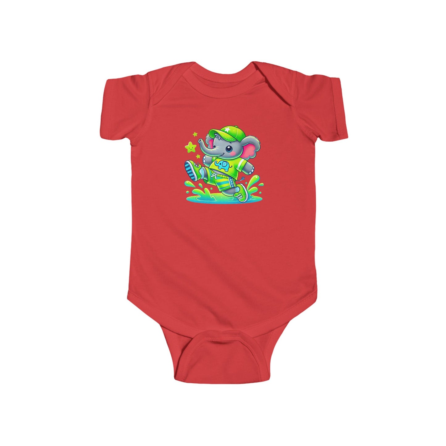Baby Bright Stars & Big Smiles Short Sleeve Bodysuit