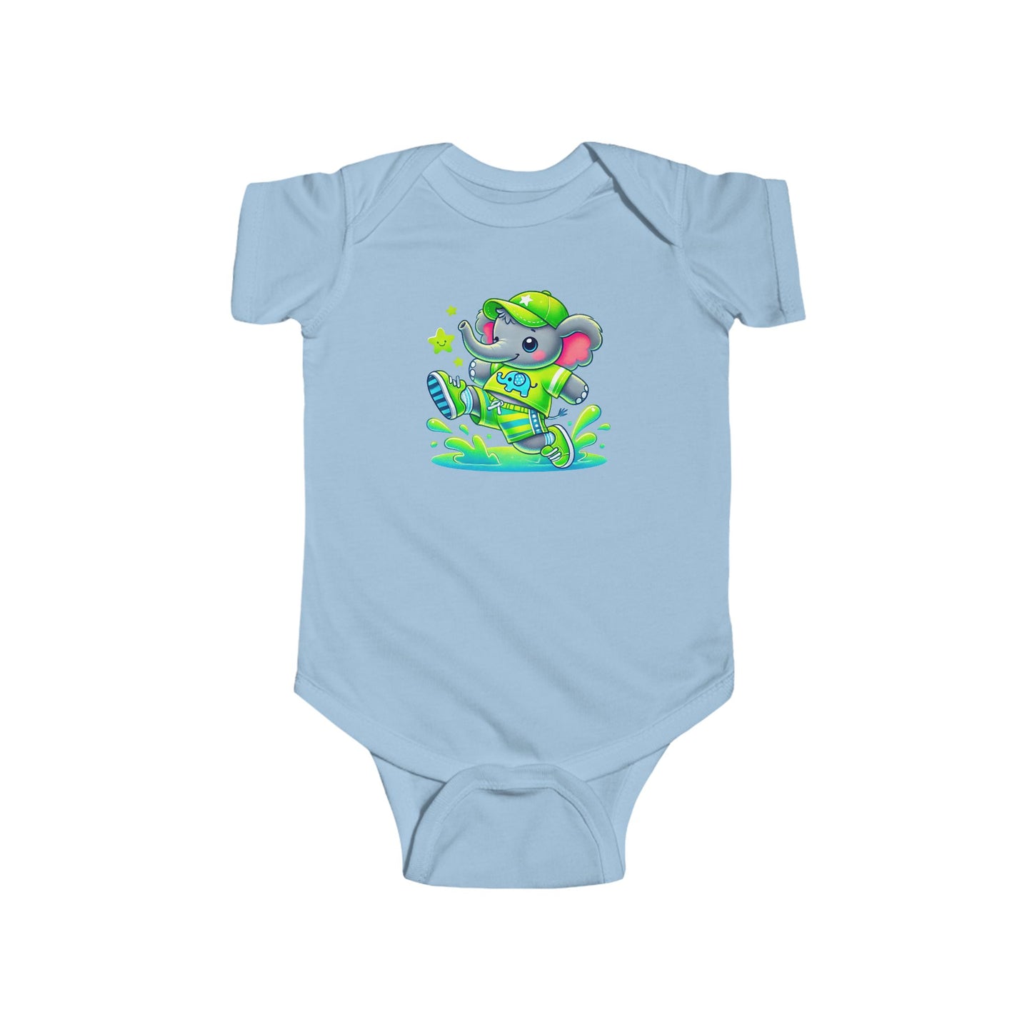 Baby Bright Stars & Big Smiles Short Sleeve Bodysuit