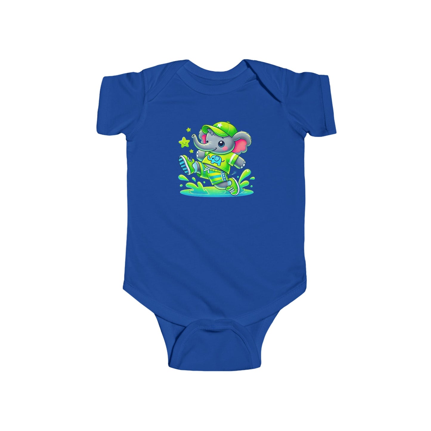 Baby Bright Stars & Big Smiles Short Sleeve Bodysuit