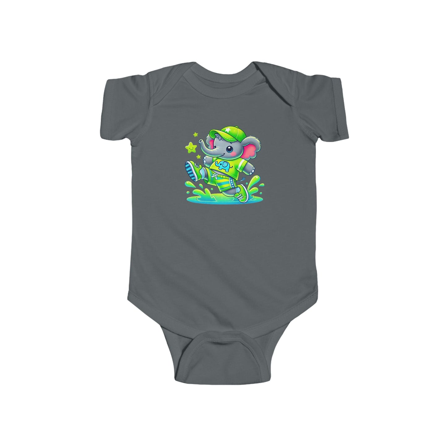 Baby Bright Stars & Big Smiles Short Sleeve Bodysuit