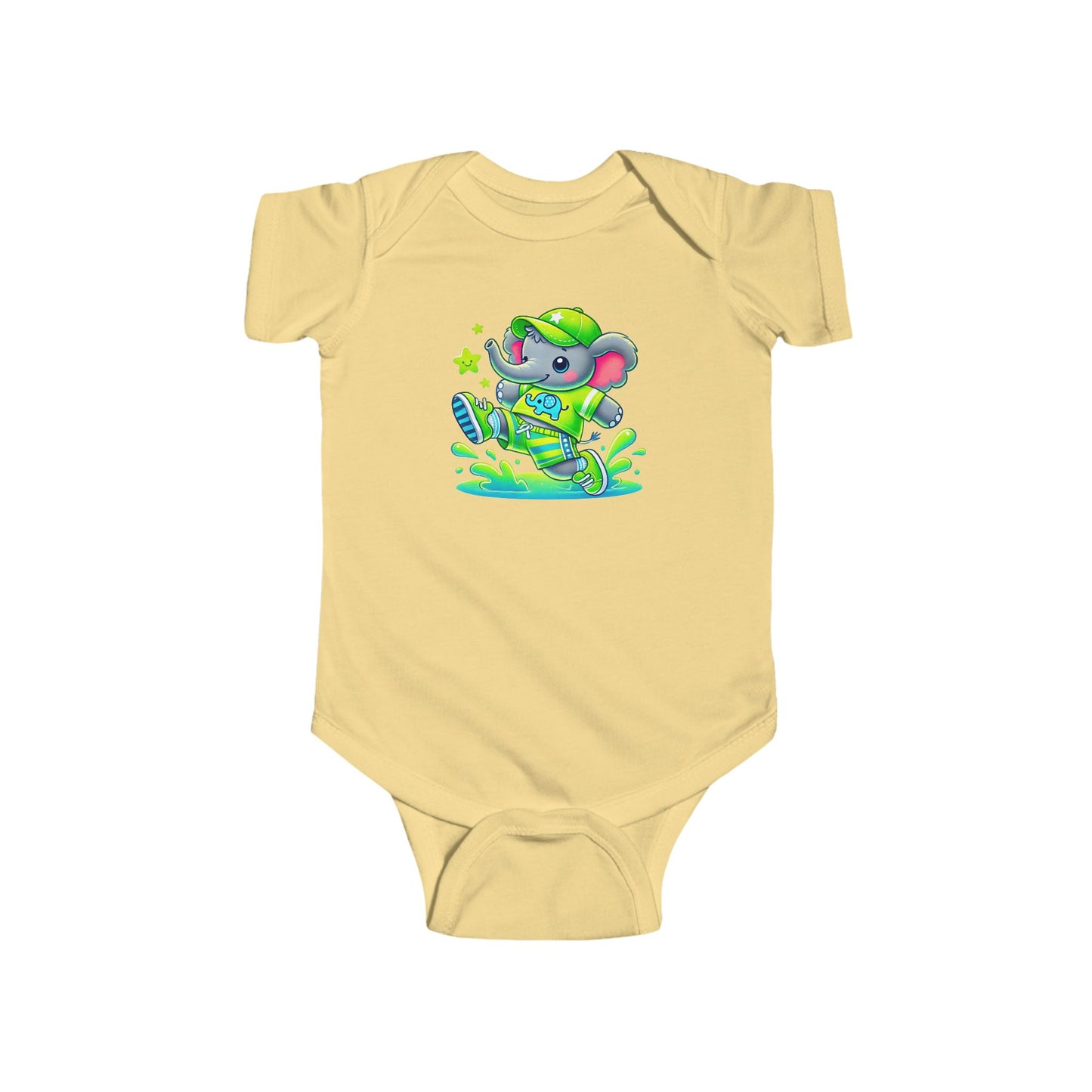 Baby Bright Stars & Big Smiles Short Sleeve Bodysuit