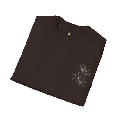 Wild Spirit Butterfly V-Neck Tee for Women