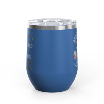 Skull Madness with Flowers Travel Mug 12oz