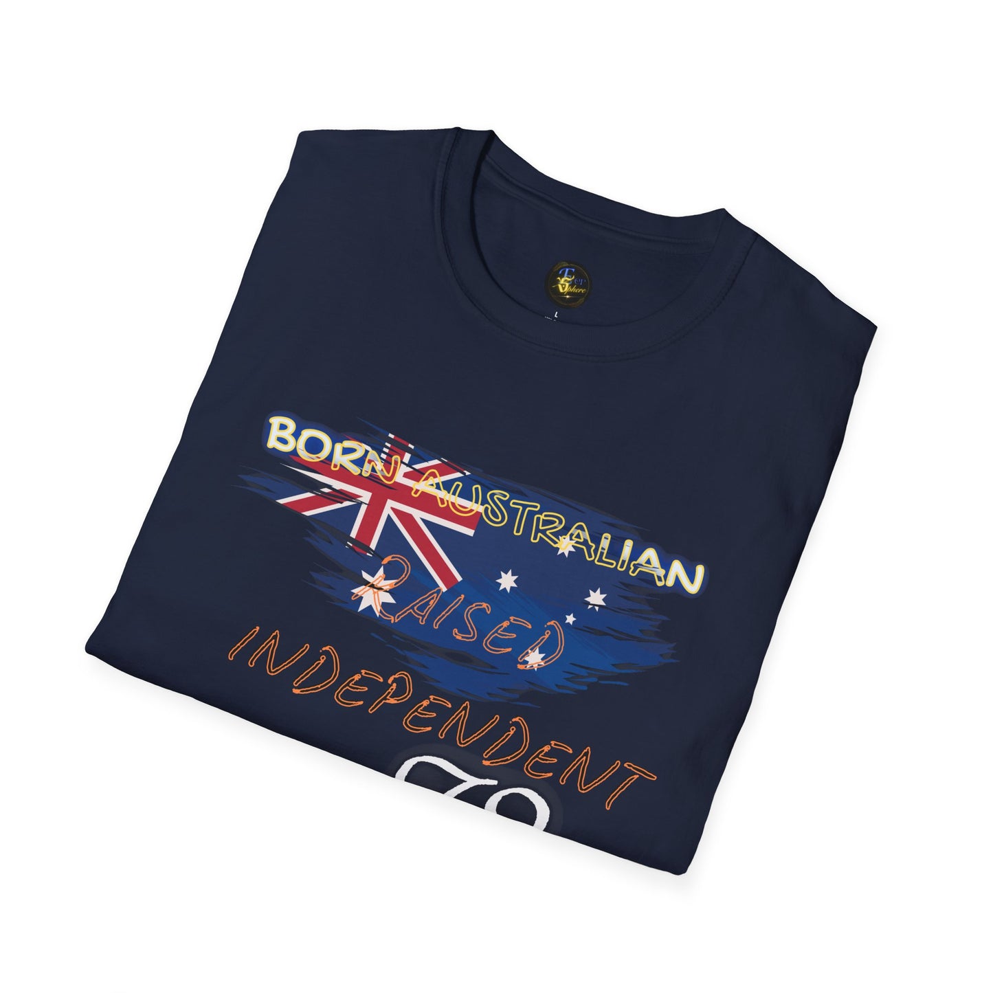 PERSONALIZE Born Australian Unisex Cotton T-Shirt - Independent Spirit Tee