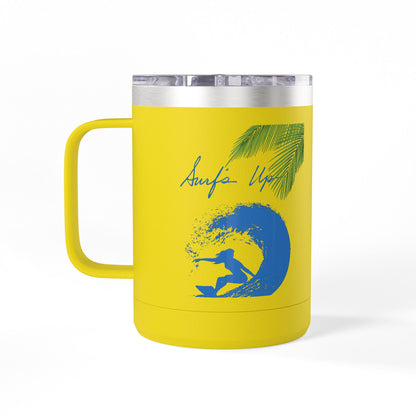 Surfing  Girl Mug Tumbler, 15oz