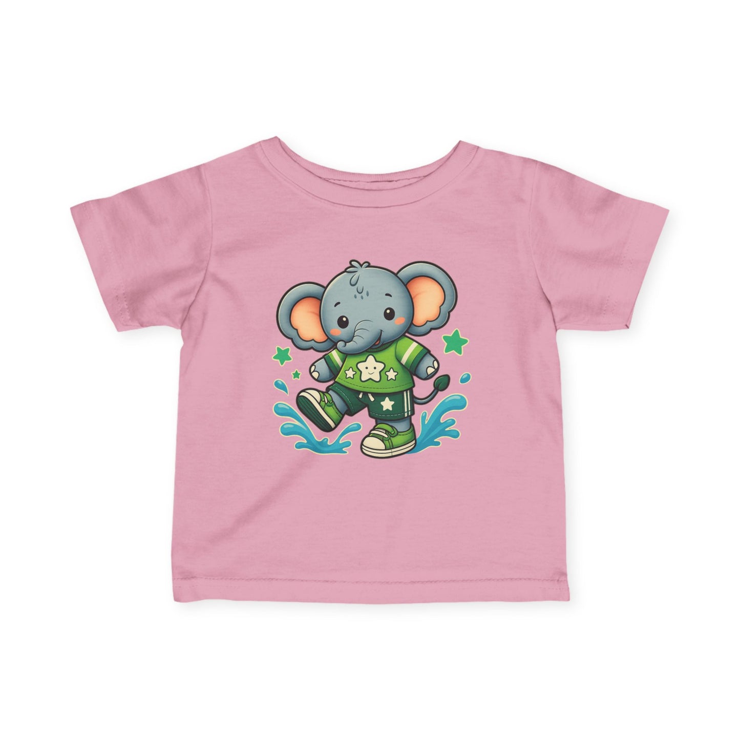 Baby Splash & Dash Elephants Tee