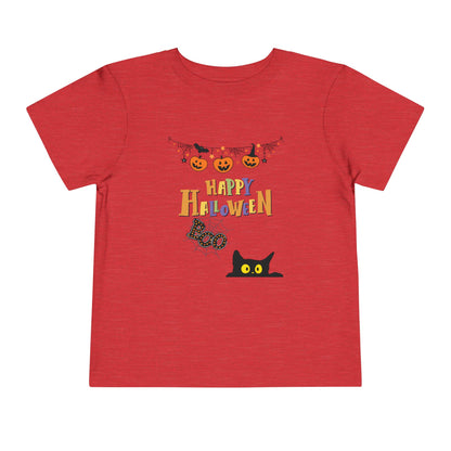 Toddler Black Cat & Pumpkin Patch Tee
