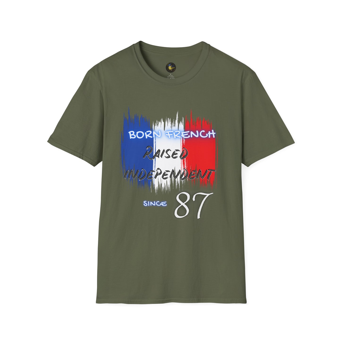 PERSONALIZE Born French Unisex Cotton T-Shirt - Independent Spirit Tee