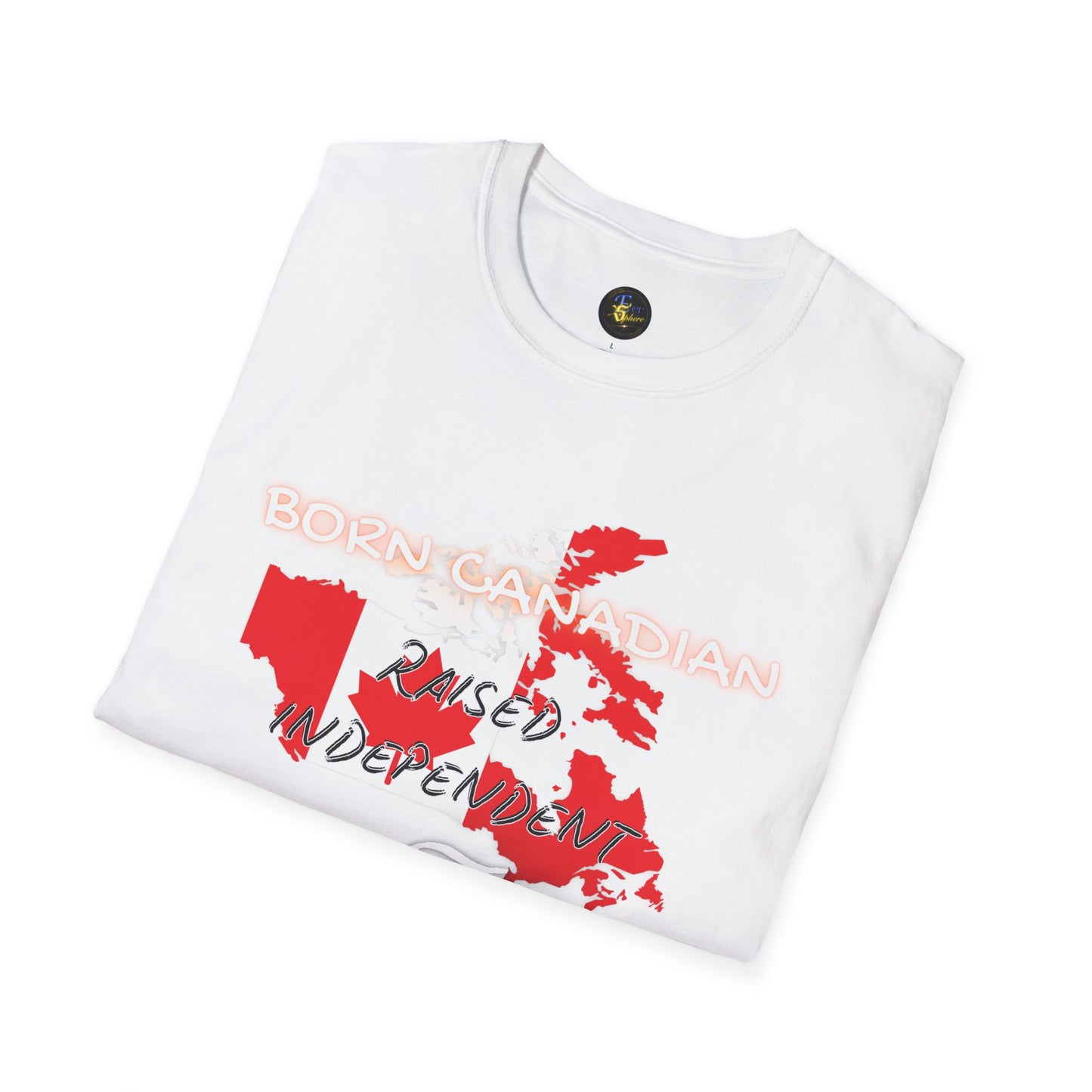 PERSONALIZE Born Canadian Unisex Cotton T-Shirt - Independent Spirit Tee