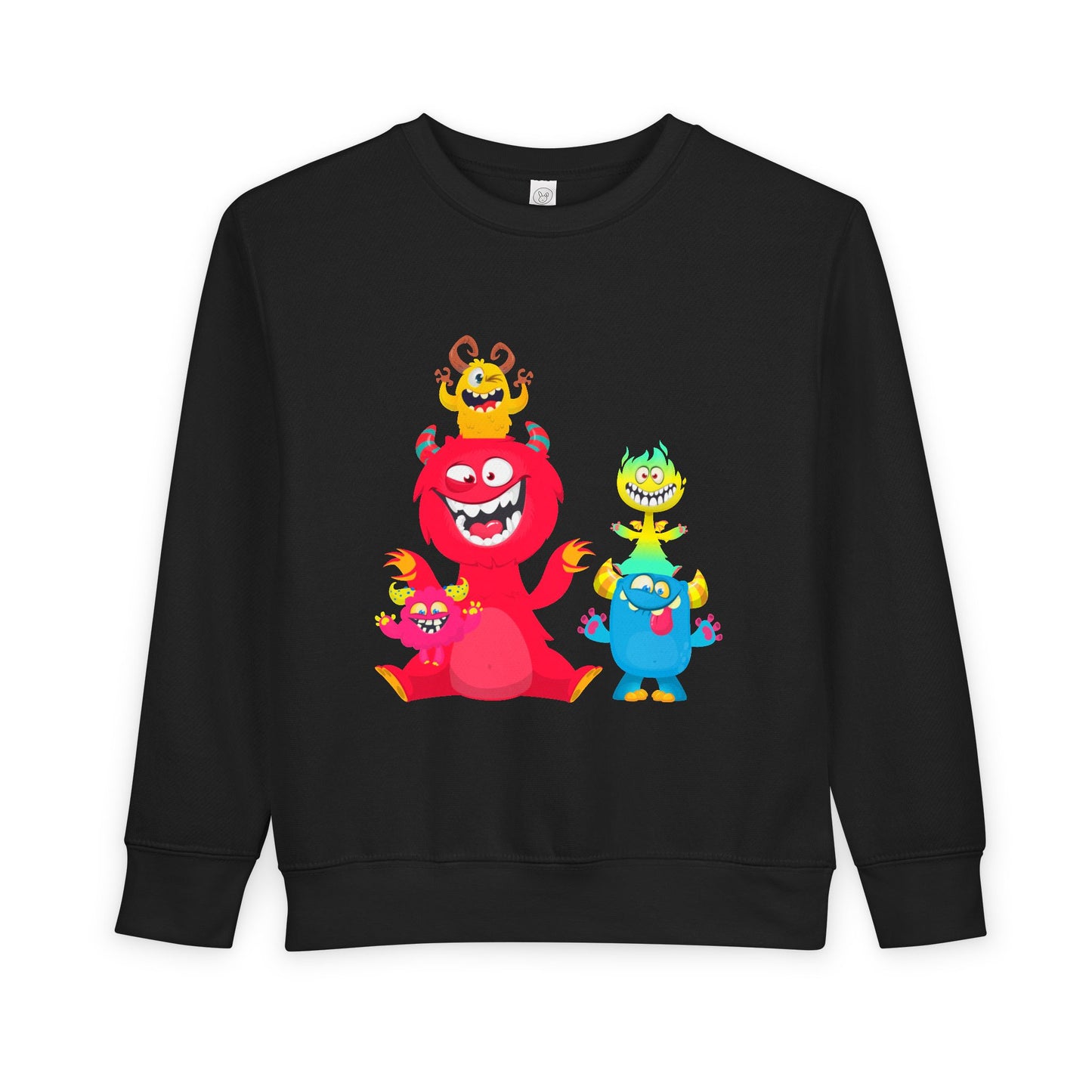 Toddler Colorful Monsters Sweatshirt