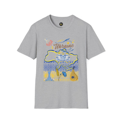 Fields, Faith & Freedom - Unisex Cotton T-Shirt for Men & Women
