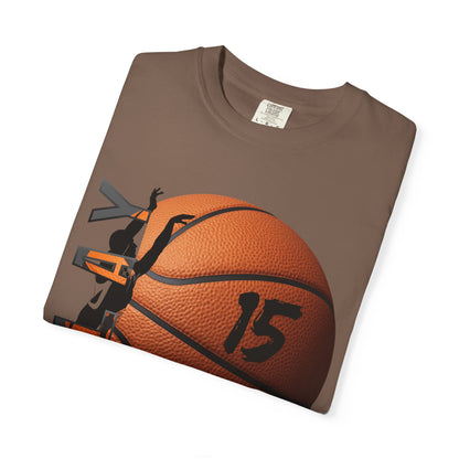 PERSONALIZE Unisex Basketball Garment-Dyed T-shirt Always in Play Mode
